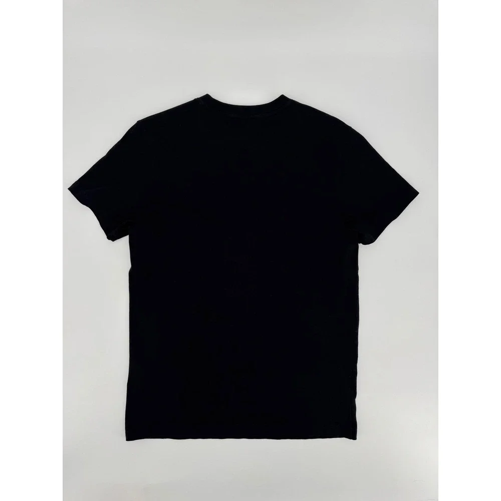 Psycho Bunny Mens Black Pima Cotton Neon Gradient Graphic Logo T-Shirt Size XS 3